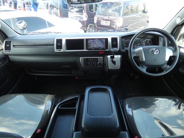 ハイエースワゴン ＧＬ　後期　パワースライドドア　メモリーナビ　ＴＶ視聴可　バックカメラ　ＥＴＣ　チップアップシート　電動格納機能付ドアミラー（7枚目）