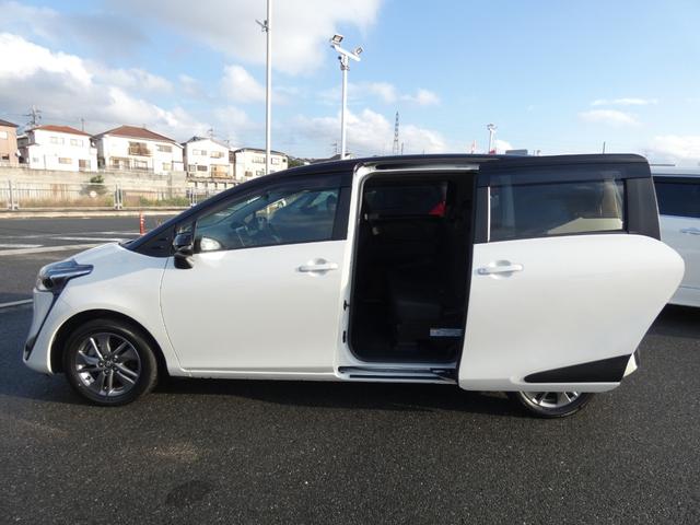 シエンタ ハイブリッドＧ　クエロ　後期　セーフティセンス　両側電動スライドドア　クルーズコントロール　ハーフレザーシート　純正９インチナビ　フルセグ　バックカメラ　ＥＴＣ２．０　ドラレコ　ＬＥＤヘッドランプ　純正１５インチＡＷ　ソナー（19枚目）