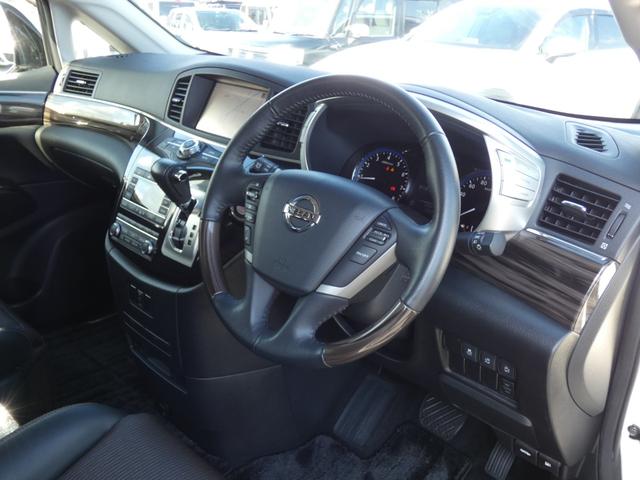 エルグランド ２５０ハイウェイスターＳ　アーバンクロム　後期　両側パワスラ　ハーフレザーシート　クルーズコントロール　全周囲カメラ　カーウイングス対応ＨＤＤナビ　フルセグ　ドラレコ　ＥＴＣ　ＤＶＤ　ＬＥＤヘッドランプ　純正１８インチＡＷ　前後ソナー（34枚目）