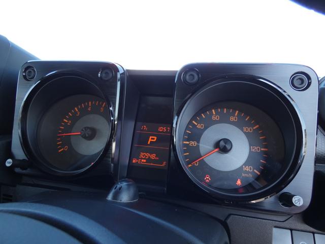 ジムニー ＸＧ　４ＷＤ　メモリーナビ　フルセグ　ＤＶＤ　Ｂｌｕｅｔｏｏｔｈ　ダウンヒルアシスト　ワンオーナー　アイドリングストップ　オートライト　純正１５インチＡＷ（30枚目）