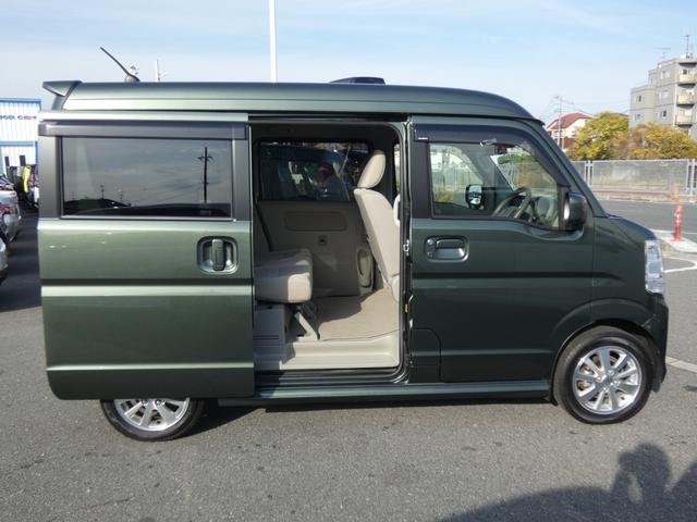 エブリイワゴン PZターボ ハイルーフ セーフティサポート パワースライドドア メモリーナビ フルセグ ETC Rソナー バックカメラ ドラレコ シートヒーター HIDヘッドライト アイドリングストップ 純正14インチAW(20枚目)