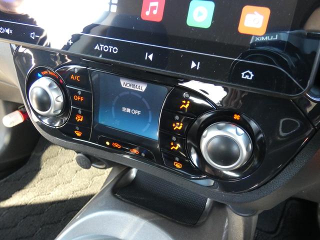 ジューク １５ＲＸ　パーソナライズパッケージ　ディスプレイオーディオ　アイドリングストップ　ワンオーナー　純正１７インチＡＷ　電動格納ドアミラー　オートライト　キセノンＨＩＤヘッドライト　スマートキー（9枚目）