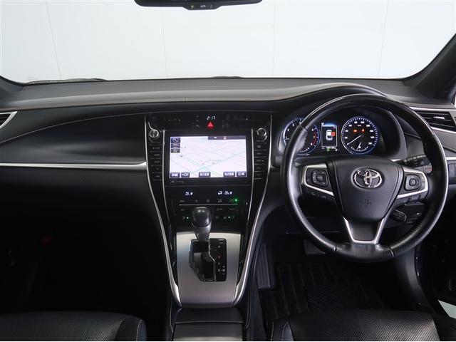 ハリアー プログレス メタル アンド レザーパッケージ 衝突軽減システム LEDヘッド 黒革シート フルセグTV ドラレコ 盗難防止装置 電動シート ミュージックプレイヤー接続可 スマートキー ETC 横滑り防止機能 ABS DVD再生 ワンオーナー AW(9枚目)