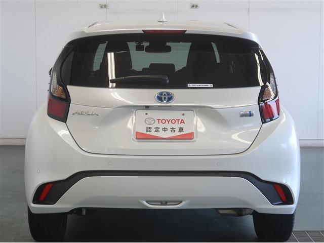 アクア Ｇ　ドラレコ付　バックモニタ　ワンオーナー車　衝突軽減システム　ＬＥＤヘットライト　地デジＴＶ　アイドルストップ　横滑防止装置　１００Ｖ充電　ＴＶ　クルコン　ＡＣ　ＥＴＣ　キーフリー　ＰＷ　盗難防止　ＰＳ（7枚目）