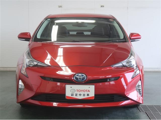 プリウス Ａツーリングセレクション　誤発進抑制　スマ－トキ－　ＥＴＣ車載器　横滑防止　ドラレコ付き　地デジ　Ｉストップ　イモビライザー　１オーナ　クルコン　ＬＥＤヘッドライト　ナビＴＶ　キーフリ　ＤＶＤ再生機能　アルミ　オ－トエアコン（6枚目）