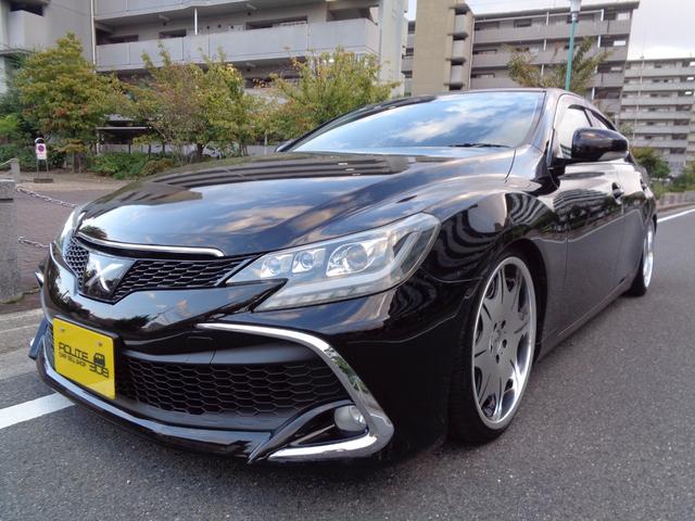 マークX 250G Sパッケージリラックスセレクション 社外19インチアルミ/RS-R車高調/3眼ヘッドライト/LEDフォグ/社外テールランプ/Pスタートボタン/スマートキー/ステアスイッチ/PWシート/SDナビ/ワンセグ/Bluetooth/バックカメラ(2枚目)