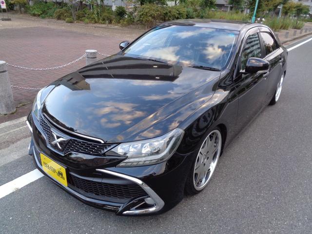 マークX 250G Sパッケージリラックスセレクション 社外19インチアルミ/RS-R車高調/3眼ヘッドライト/LEDフォグ/社外テールランプ/Pスタートボタン/スマートキー/ステアスイッチ/PWシート/SDナビ/ワンセグ/Bluetooth/バックカメラ(12枚目)