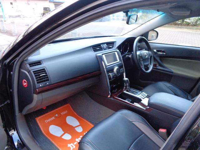 マークX 250G Sパッケージリラックスセレクション 社外19インチアルミ/RS-R車高調/3眼ヘッドライト/LEDフォグ/社外テールランプ/Pスタートボタン/スマートキー/ステアスイッチ/PWシート/SDナビ/ワンセグ/Bluetooth/バックカメラ(26枚目)