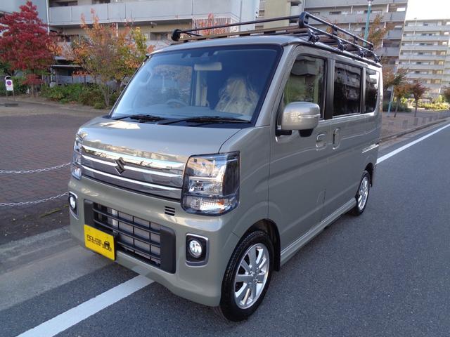 エブリイワゴン ＰＺターボスペシャル　ワンオーナー／レーダーブレーキサポート／アイドリングストップ／スマートキー／プッシュスタート／両側電動スライド／ＬＥＤヘッドライト／ディスプレーオーディオ／Ｂカメラ／Ｂｌｕｅｔｏｏｔｈ／ＥＴＣ（2枚目）