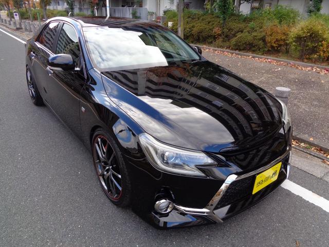 マークＸ ２５０Ｇ　Ｓパッケージ　Ｇ’ｓ　社外８インチＨＤＤナビ／フルセグ／Ｂｌｕｅｔｏｏｔｈ／バックカメラ／ＣＤ録音／ＤＶＤ再生／車高調／１９インチアルミホイル／スマートキー／プッシュスタート（7枚目）