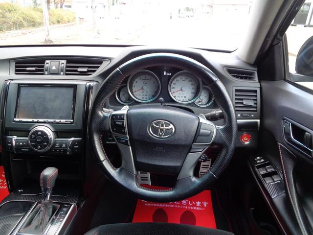 マークＸ ２５０Ｇ　Ｓパッケージ　Ｇ’ｓ　社外８インチＨＤＤナビ／フルセグ／Ｂｌｕｅｔｏｏｔｈ／バックカメラ／ＣＤ録音／ＤＶＤ再生／車高調／１９インチアルミホイル／スマートキー／プッシュスタート（22枚目）