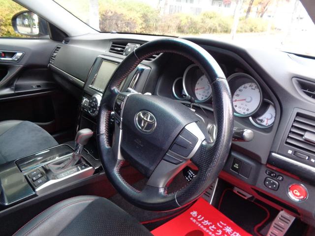 マークＸ ２５０Ｇ　Ｓパッケージ　Ｇ’ｓ　社外８インチＨＤＤナビ／フルセグ／Ｂｌｕｅｔｏｏｔｈ／バックカメラ／ＣＤ録音／ＤＶＤ再生／車高調／１９インチアルミホイル／スマートキー／プッシュスタート（23枚目）