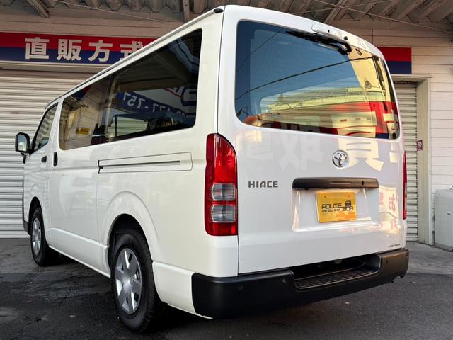 ハイエースバン ロングDX 登録済未使用車 パノラミックビューモニター デジタルインナーミラー LEDヘッドライト リアクーラー リアヒーター AC100V イージークローザー キーレス(4枚目)