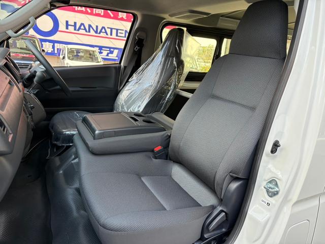 ハイエースバン ロングDX 登録済未使用車 パノラミックビューモニター デジタルインナーミラー LEDヘッドライト リアクーラー リアヒーター AC100V イージークローザー キーレス(19枚目)