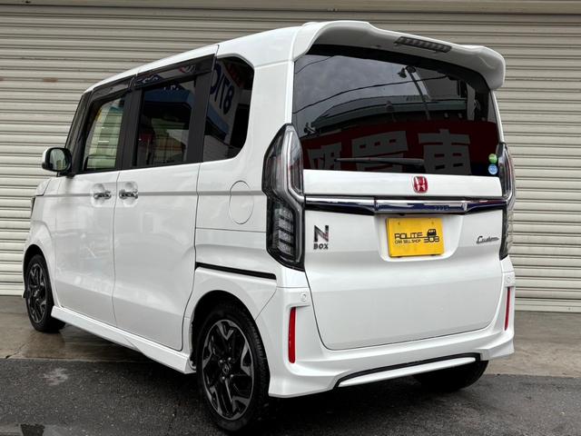N-BOXカスタム G・Lターボホンダセンシング 禁煙 1オーナ 整備記録 10インチプレミアムインターナビ Bカメラ ナビ連動ドライブレコーダー DVDBT対応 ETC シートヒーター 両側パワースライド LEDヘッドライト スマートキー(4枚目)