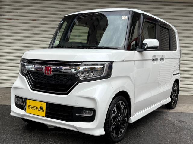 N-BOXカスタム G・Lターボホンダセンシング 禁煙 1オーナ 整備記録 10インチプレミアムインターナビ Bカメラ ナビ連動ドライブレコーダー DVDBT対応 ETC シートヒーター 両側パワースライド LEDヘッドライト スマートキー(10枚目)