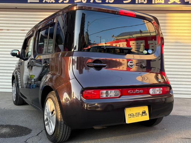 キューブ 15X インディゴ+プラズマ ナビ Bカメラ 地デジ ETC インテリジェントキー(4枚目)