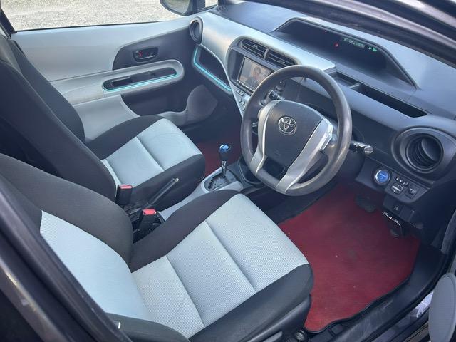 アクア S /ISOFIX/ABS/オートライト/EVモード/エコモード/ETC/社外アルミ/プッシュスタート/ワンセグ/オートエアコン/ CVT/パワーウインドウ/UVカットガラス/プライバシーガラス(10枚目)