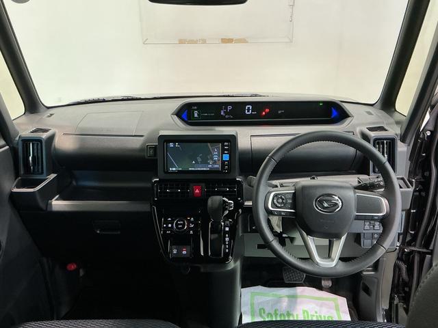 タント カスタムＲＳ　両側パワスライドドア　レーンキープ　ＩＳＴＯＰ　クリソナ　オートミラー　メモリーナビゲーション　運転席シートヒーター　ナビＴＶ　オートＬＥＤ　ターボエンジン　ＬＥＤライト　オートライト（14枚目）