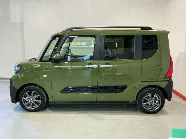 タント ファンクロス パーキングセンサー 衝突軽減システム 両側オートドア シートヒータ オートLED レーンキープアシスト LEDヘットライト キーレスエントリー スマートキ- オートライト ベンチシート(10枚目)