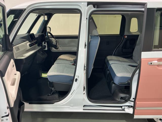 ムーヴキャンバス ストライプスＧ　前後障害物センサー　アイドルストップ　セキュリティアラーム　スマートキープッシュスタート　Ｓヒーター　キーフリーキー　ＬＥＤライト　車線逸脱警報　ベンチシート　オートハイビーム（13枚目）