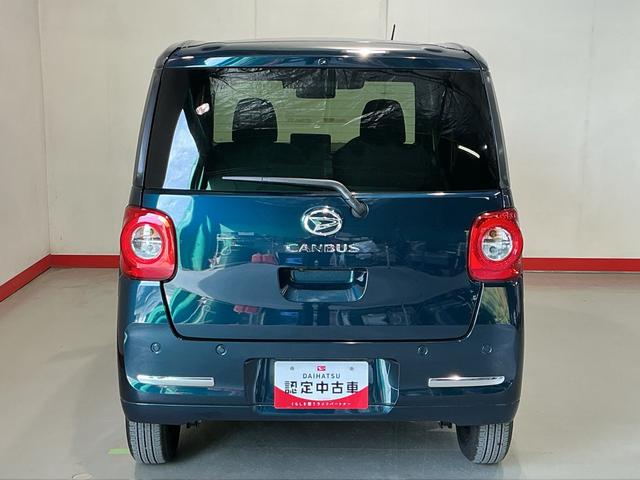 ムーヴキャンバス セオリーＧ　ＩＳＴＯＰ　前後ソナー　ナビＴＶ　全方位モニター　衝突軽減ブレーキ　電動格納式ミラー　ＥＴＣ　ドラレコ　ＬＥＤヘッド　シートヒーター　両側オートスライドドア　オートライト　ベンチシート　イモビライザー（4枚目）