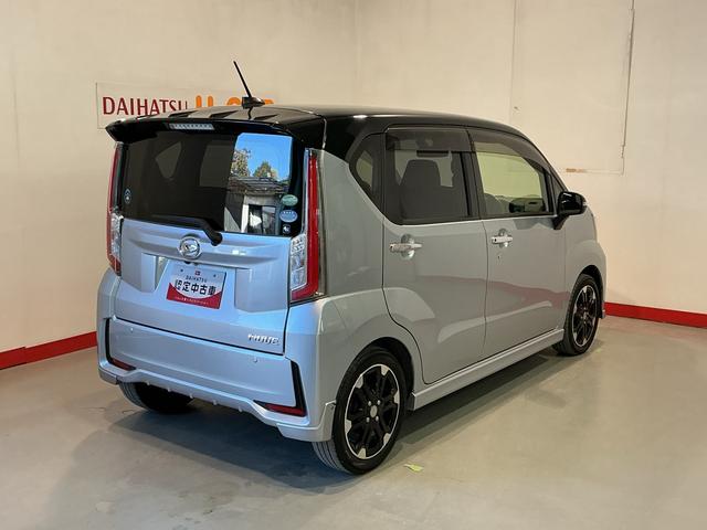 ムーヴ カスタム　ＲＳ　ハイパーＳＡＩＩ　電格ミラー　ＬＥＤヘットライト　横滑り防止機能　ＥＴＣ車載器　アイドルストップ　ターボ　車線逸脱警報　キーフリー　オートライト　ナビＴＶ　ベンチシート　デュアルエアバッグ　エアバッグ　ＡＢＳ（2枚目）