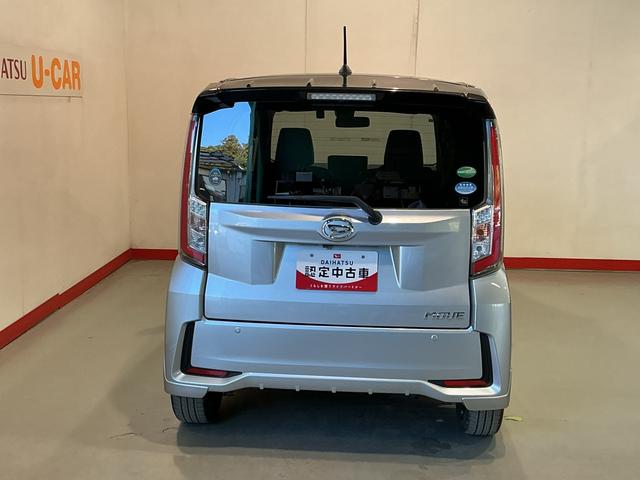 ムーヴ カスタム　ＲＳ　ハイパーＳＡＩＩ　電格ミラー　ＬＥＤヘットライト　横滑り防止機能　ＥＴＣ車載器　アイドルストップ　ターボ　車線逸脱警報　キーフリー　オートライト　ナビＴＶ　ベンチシート　デュアルエアバッグ　エアバッグ　ＡＢＳ（4枚目）