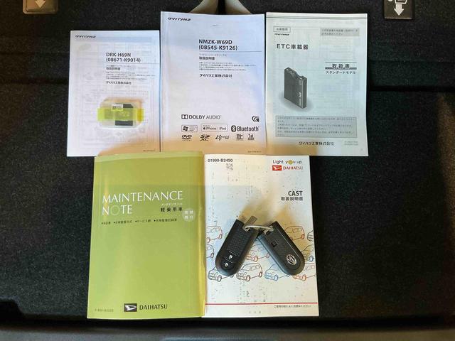 キャスト スタイルＸ　リミテッド　ＳＡＩＩＩ　雹害あり　電格ミラー　ナビ＆ＴＶ　メンテナンスノート　ドライブレコーダー　安全ボディ　バックカメラ　ＥＴＣ車載器　オートハイビーム　アイドリングストップ機能　キーフリーキー　オートライト（38枚目）