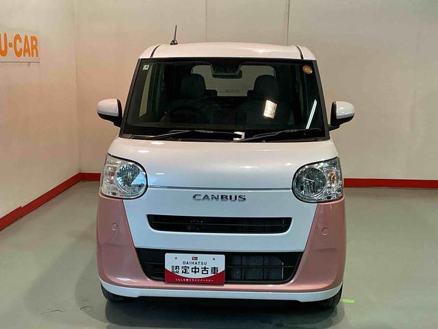 ムーヴキャンバス ストライプスＸ　電動ミラー　衝突被害軽減ブレーキ　両側オートスライドドア　コーナーセンサー　衝突安全ボディ　オートハイビーム　オートライト　盗難防止システム　キーフリーシステム　レーンアシスト（2枚目）