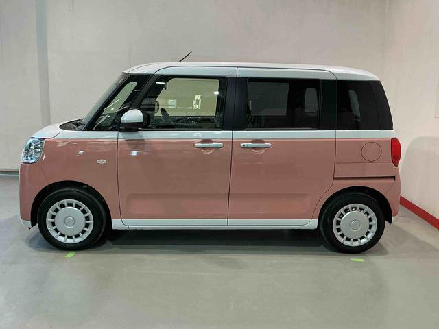 ムーヴキャンバス ストライプスＸ　電動ミラー　衝突被害軽減ブレーキ　両側オートスライドドア　コーナーセンサー　衝突安全ボディ　オートハイビーム　オートライト　盗難防止システム　キーフリーシステム　レーンアシスト（5枚目）