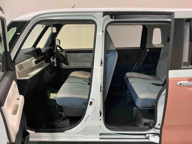 ムーヴキャンバス ストライプスＸ　電動ミラー　衝突被害軽減ブレーキ　両側オートスライドドア　コーナーセンサー　衝突安全ボディ　オートハイビーム　オートライト　盗難防止システム　キーフリーシステム　レーンアシスト（6枚目）