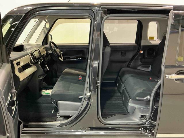 ムーヴキャンバス Ｘブラックインテリアリミテッド　ＳＡＩＩＩ　ナビ　パノラマモニター　セキュリティアラーム　横滑り防止装置　ドライブレコーダー　オートマチックハイビーム　両側パワースライドドア　電動格納ミラー　ベンチシート　アイドリングストップ　キーフリー（8枚目）