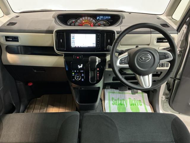 ムーヴキャンバス ＧブラックアクセントＶＳ　ＳＡＩＩＩ　ブレーキサポート　アイドルストップ　イモビライザー　スマートキープッシュスタート　ナビＴＶ　全周囲モニター　レーンキープ　両側電動ドア　ＬＥＤライト　オートライト　オートマチックハイビーム（13枚目）