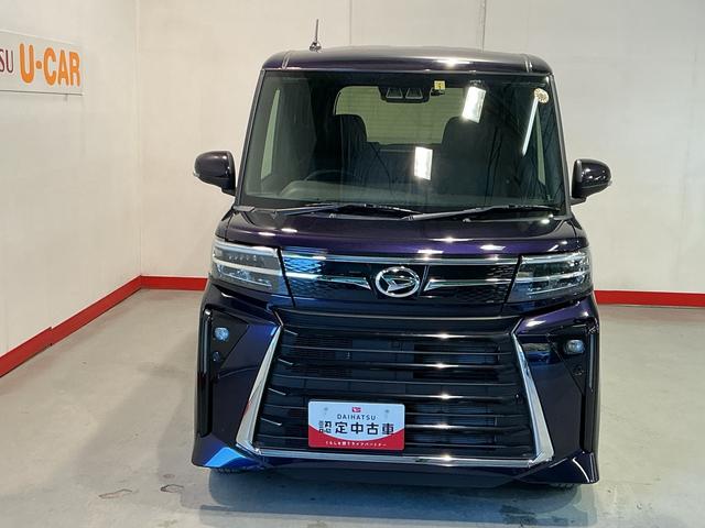タント カスタムＸ　衝突軽減ブレーキ　リアコーナーセンサー　車線逸脱防止　アイドリングストップ機能　Ｂカメラ　ナビＴＶ　盗難警報装置　ＬＥＤ　キーレスエントリー　前席シートヒーター　オートＬＥＤ　スマキー（3枚目）