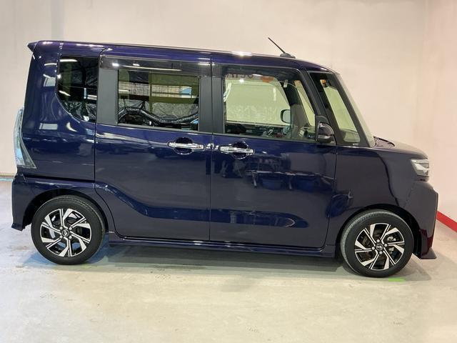 タント カスタムＸ　衝突軽減ブレーキ　リアコーナーセンサー　車線逸脱防止　アイドリングストップ機能　Ｂカメラ　ナビＴＶ　盗難警報装置　ＬＥＤ　キーレスエントリー　前席シートヒーター　オートＬＥＤ　スマキー（5枚目）