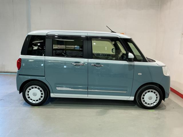 ムーヴキャンバス ストライプスG 前後障害物センサー アイドルストップ Bカメラ ETC セキュリティアラーム スマートキープッシュスタート Sヒーター TV キーフリーキー ワンオーナー車 LEDライト 車線逸脱警報 ベンチシート(9枚目)