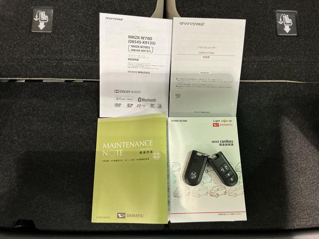 ムーヴキャンバス Ｇメイクアップリミテッド　ＳＡＩＩＩ　Ｉ－ＳＴＯＰ　前後誤発進抑制　Ｂカメラ　電動格納式ドアミラー　ナビ　車線逸脱警告　ＥＴＣ車載器　パノラマモニター　ＬＥＤ　Ｓキー　横滑り防止　オートマチックハイビーム（53枚目）