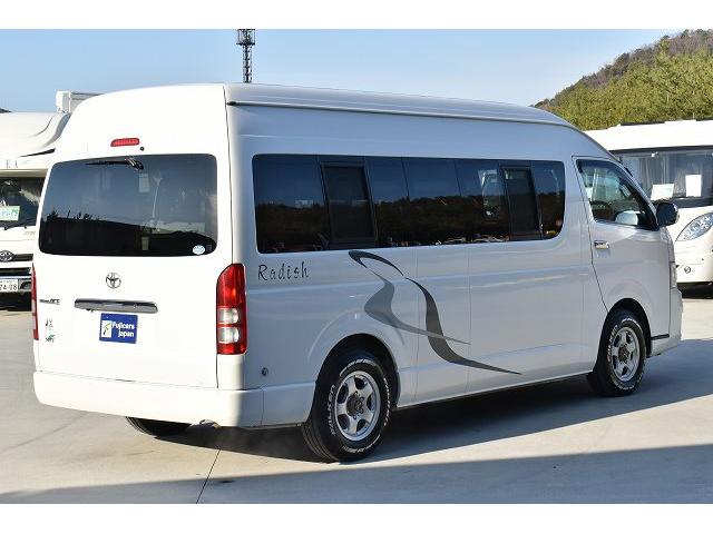 ナッツRV ラディッシュ ツインサブ 350Wインバーター シンク 冷蔵庫 架装部TV サイドオーニング 走行充電 外部充電 外部電源 社外15インチアルミ 社外メモリーナビ フルセグ バックカメラ ETC 網戸2枚(6枚目)