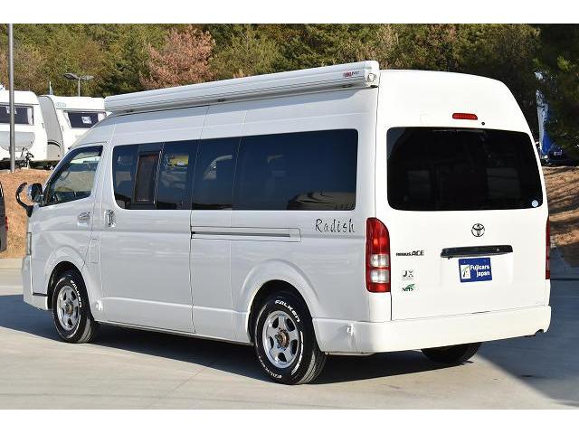 ナッツRV ラディッシュ ツインサブ 350Wインバーター シンク 冷蔵庫 架装部TV サイドオーニング 走行充電 外部充電 外部電源 社外15インチアルミ 社外メモリーナビ フルセグ バックカメラ ETC 網戸2枚(7枚目)