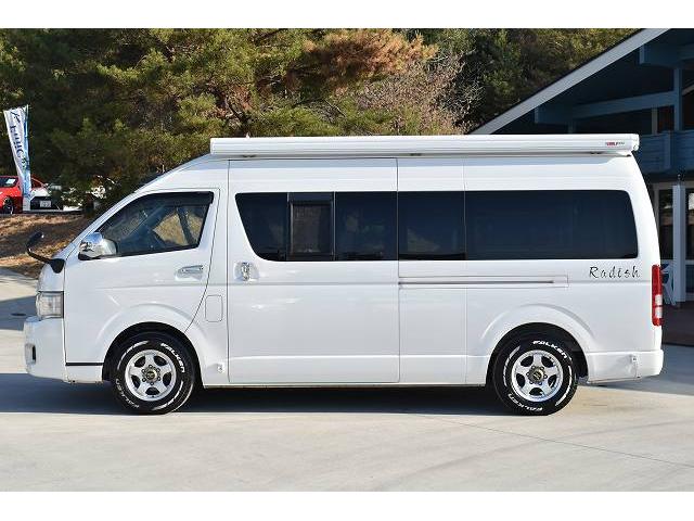 ナッツRV ラディッシュ ツインサブ 350Wインバーター シンク 冷蔵庫 架装部TV サイドオーニング 走行充電 外部充電 外部電源 社外15インチアルミ 社外メモリーナビ フルセグ バックカメラ ETC 網戸2枚(8枚目)
