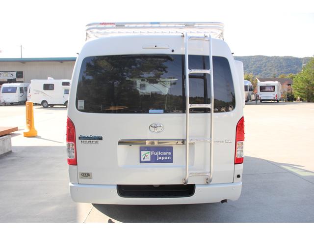 ハイエースバン キャンピングカー長野 スペースキャンパー 軽油 6名乗車 リチウム300Ah FFヒーター ウインドウエアコン ソーラーパネル 電子レンジ PIVOTクルコン 2000Wインバーター マックスファン メモリーナビ 冷蔵庫 防虫ネット TSS(17枚目)