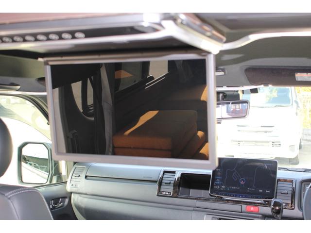 ハイエースバン キャンピングカー長野 スペースキャンパー 軽油 6名乗車 リチウム300Ah FFヒーター ウインドウエアコン ソーラーパネル 電子レンジ PIVOTクルコン 2000Wインバーター マックスファン メモリーナビ 冷蔵庫 防虫ネット TSS(29枚目)