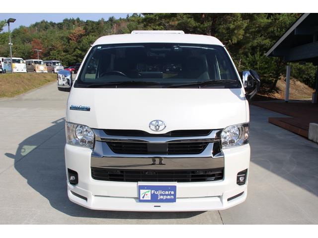 ハイエースバン キャンピングカー長野 スペースキャンパー 軽油 6名乗車 リチウム300Ah FFヒーター ウインドウエアコン ソーラーパネル 電子レンジ PIVOTクルコン 2000Wインバーター マックスファン メモリーナビ 冷蔵庫 防虫ネット TSS(30枚目)