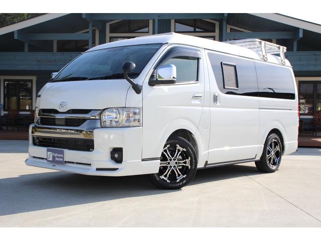 ハイエースバン キャンピングカー長野 スペースキャンパー 軽油 6名乗車 リチウム300Ah FFヒーター ウインドウエアコン ソーラーパネル 電子レンジ PIVOTクルコン 2000Wインバーター マックスファン メモリーナビ 冷蔵庫 防虫ネット TSS(36枚目)
