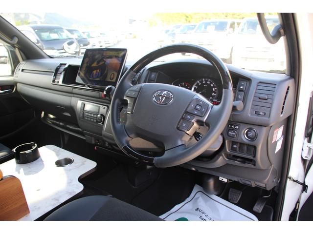 ハイエースバン キャンピングカー長野 スペースキャンパー 軽油 6名乗車 リチウム300Ah FFヒーター ウインドウエアコン ソーラーパネル 電子レンジ PIVOTクルコン 2000Wインバーター マックスファン メモリーナビ 冷蔵庫 防虫ネット TSS(63枚目)