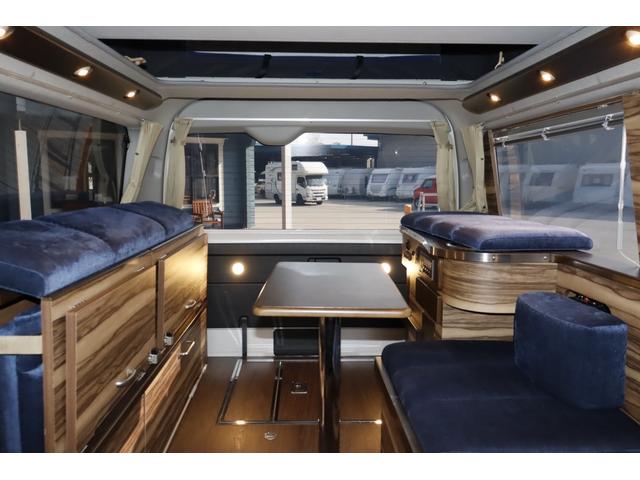 ハイエースバン ケイワークス　クラシックバン　ポップアップルーフ　６名乗車　８ナンバー　ソーラーパネル　サブバッテリー　１０００Ｗインバーター　走行充電　外部充電　ＦＦヒーター　シンク兼用アウターシャワー　キャンピングカー　バンコン（2枚目）