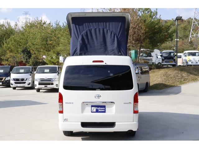 ハイエースバン ケイワークス　クラシックバン　ポップアップルーフ　６名乗車　８ナンバー　ソーラーパネル　サブバッテリー　１０００Ｗインバーター　走行充電　外部充電　ＦＦヒーター　シンク兼用アウターシャワー　キャンピングカー　バンコン（22枚目）