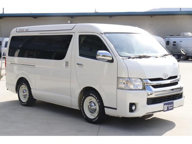 ハイエースバン ケイワークス　クラシックバン　ポップアップルーフ　６名乗車　８ナンバー　ソーラーパネル　サブバッテリー　１０００Ｗインバーター　走行充電　外部充電　ＦＦヒーター　シンク兼用アウターシャワー　キャンピングカー　バンコン（27枚目）