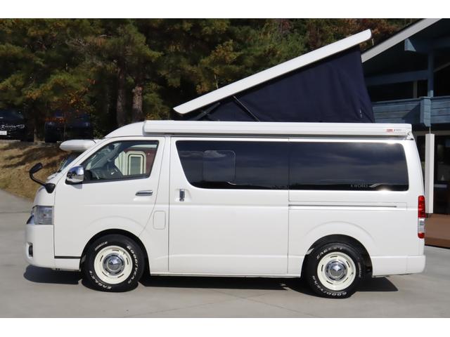 ハイエースバン ケイワークス　クラシックバン　ポップアップルーフ　６名乗車　８ナンバー　ソーラーパネル　サブバッテリー　１０００Ｗインバーター　走行充電　外部充電　ＦＦヒーター　シンク兼用アウターシャワー　キャンピングカー　バンコン（33枚目）